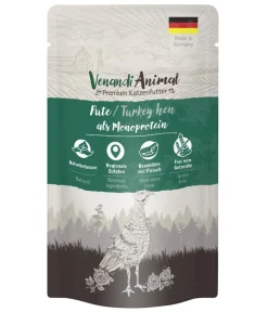Venandi Animal Nassfutter Katze - Nassfutter für Katzen Monoprotein, Adult, 125 g
