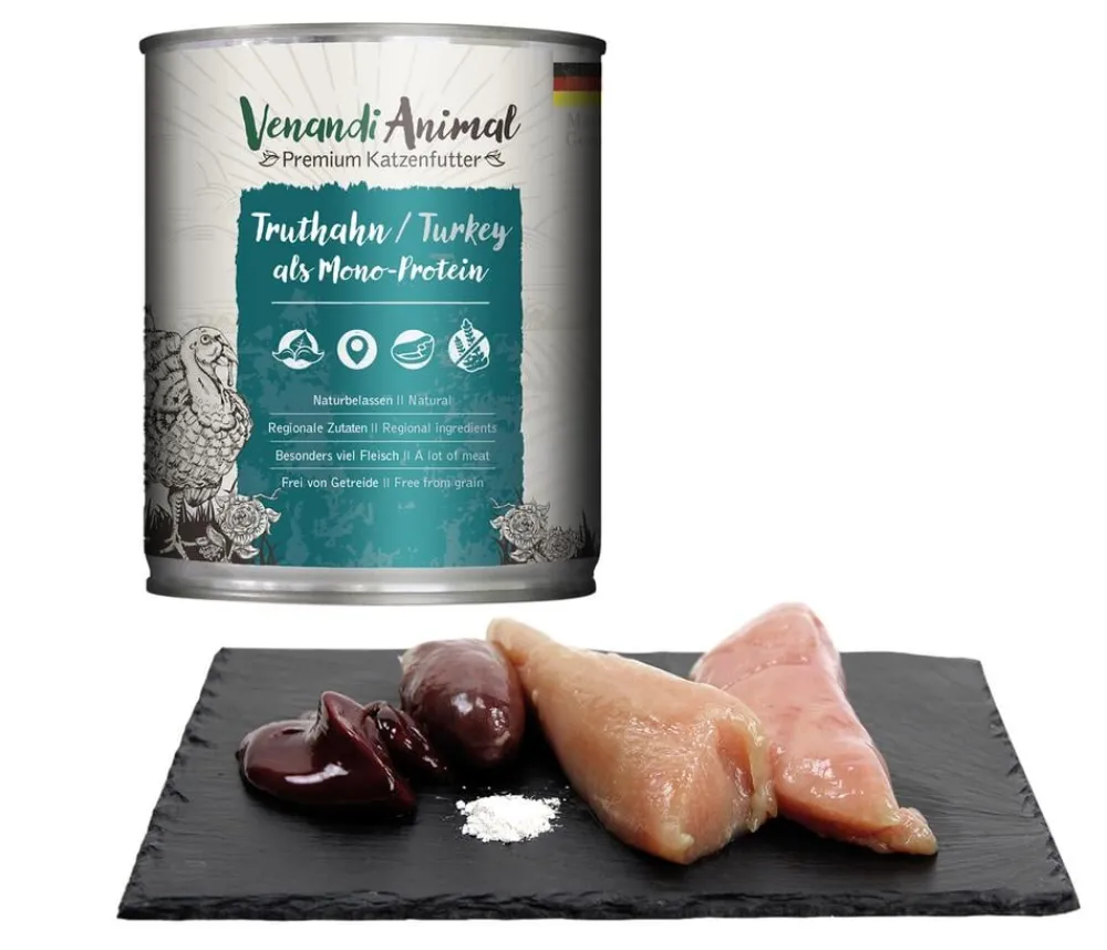 Venandi Animal Nassfutter Katze > Nassfutter für Katzen Monoprotein, Adult, 800 g