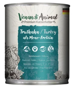 Venandi Animal Nassfutter Katze > Nassfutter für Katzen Monoprotein, Adult, 800 g