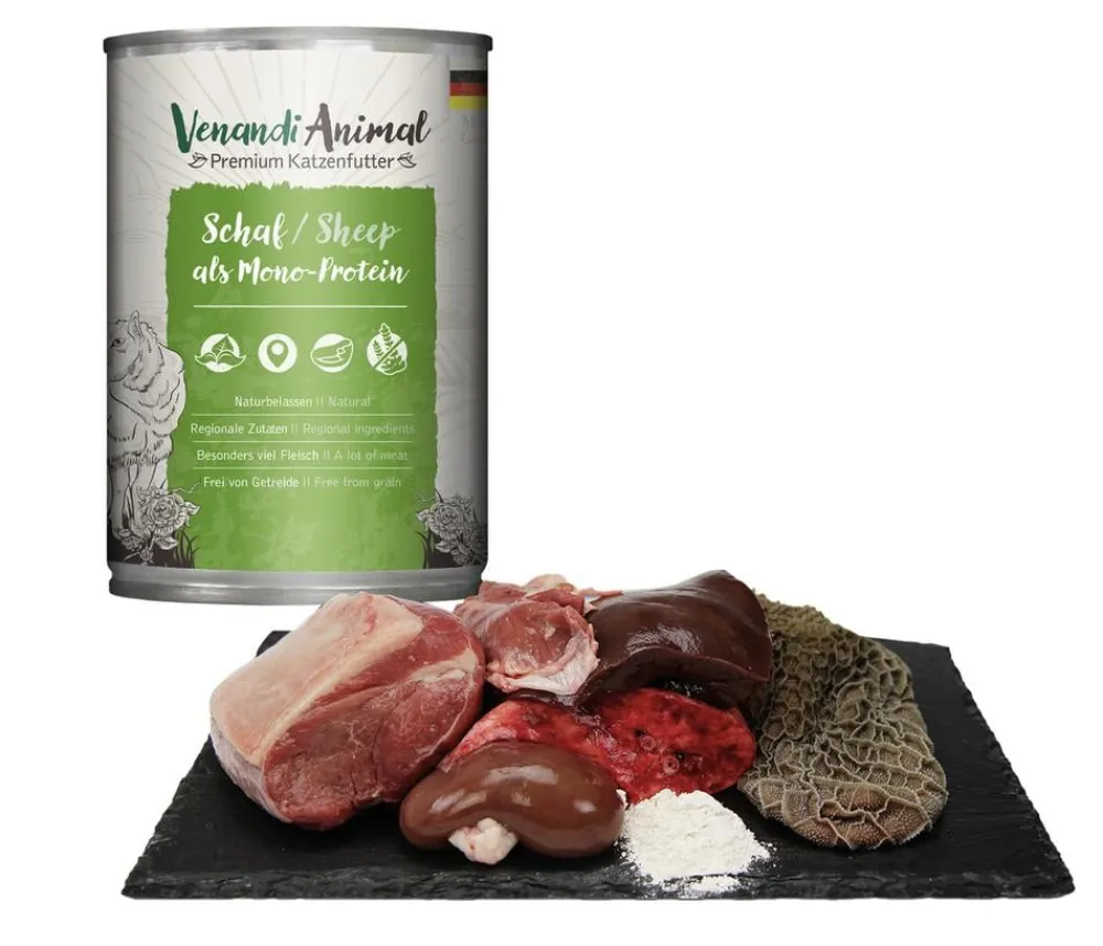 Venandi Animal Nassfutter Katze > Nassfutter für Katzen Monoprotein, Adult, 400 g