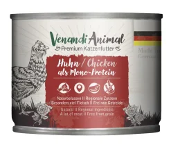 Venandi Animal Nassfutter Katze - Nassfutter für Katzen Adult Probierpaket 2, 12 x 125 g