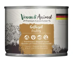 Venandi Animal Nassfutter Katze - Nassfutter für Katzen Adult, 400 g