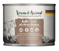 Venandi Animal Nassfutter Katze - Nassfutter für Katzen Monoprotein, Adult, 200 g