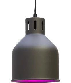 Venso Gewächshaus Zubehör - Lampenschirm Saga für Pflanzenlampe Dunkelgrau