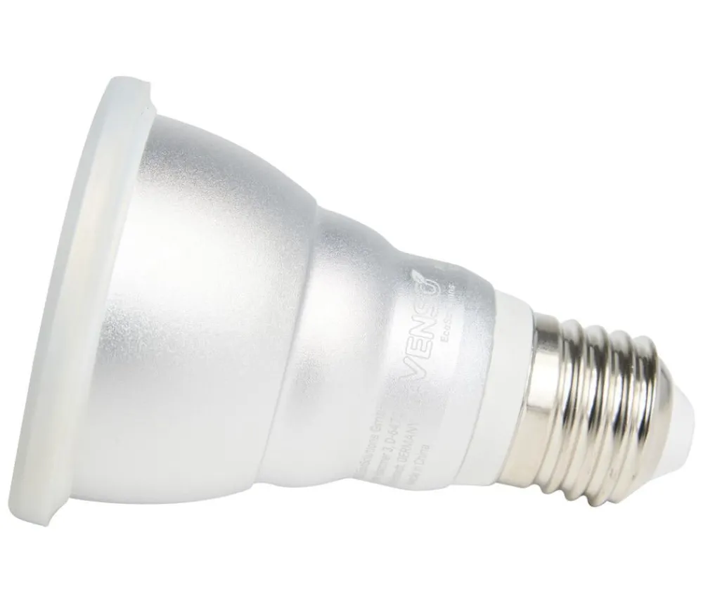 Venso Gewächshaus Zubehör - LED-Pflanzenlampe Cultura E27, 7 W Silber