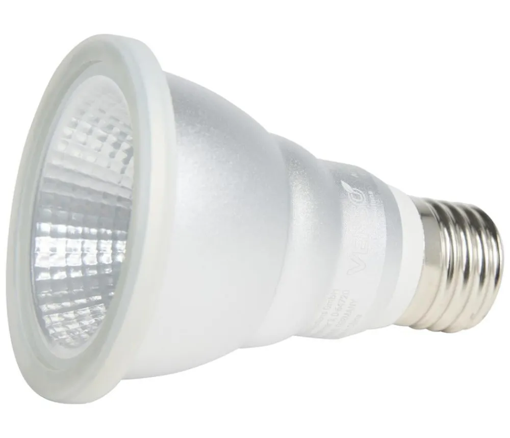 Venso Gewächshaus Zubehör - LED-Pflanzenlampe Cultura E27, 7 W Silber