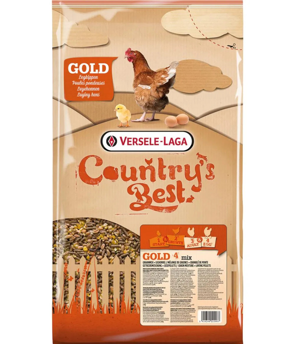 Versele-Laga Bauernhof Zubehör|Hühnerfutter > Country's Best Hühnerfutter Gold 4 mix