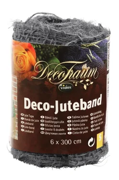 Videx Bastelbedarf|Pflanzenfolien & Ernteschutz > Juteband, ca. L300/B6 cm