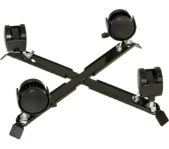 Videx Rolluntersetzer - Metall-Pflanzroller, , 35 x 35 cm Schwarz
