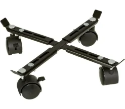 Videx Rolluntersetzer - Metall-Pflanzroller, , 35 x 35 cm Schwarz