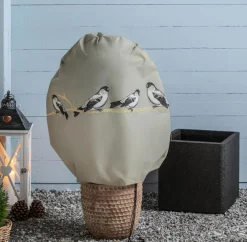 Videx Pflanzenfolien & Ernteschutz - Vlieshaube Spatzen, ca. B110/H110 cm, sand