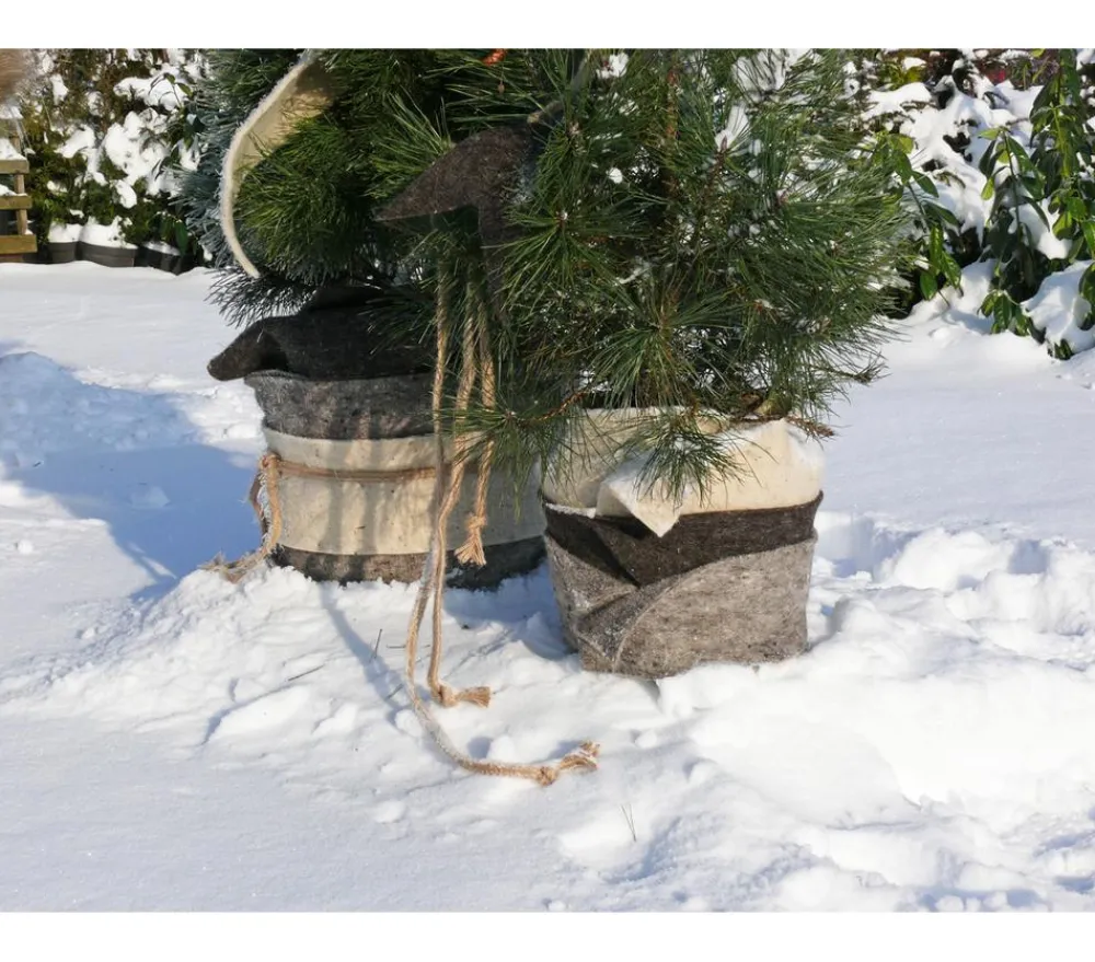 Videx Pflanzenfolien & Ernteschutz > Winterschutz Schafwoll-Wickelband, ca. L200/B12 cm