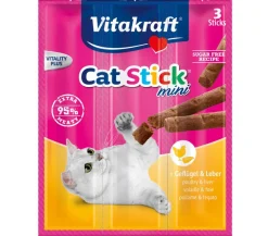 Vitakraft® Katzenleckerlies & Getränke - Vitakraft Katzensnack Cat Sticks Mini, 3 Stk.