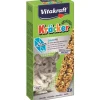 Vitakraft® Nagersnacks|Funktionelle Leckerlies - Kräcker® Original Calci-Fit für Chinchillas, 2er Pack