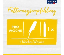 Vitakraft® Vogelfutter & Snacks > Kräcker® Original Mix + Ei / Frucht / Honig für Wellensittiche, 3er Pack