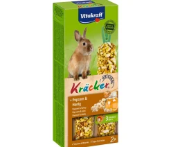 Vitakraft® Nagersnacks > Kräcker® Original + Popcorn & Honig für Zwergkaninchen, 2er Pack