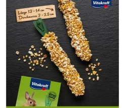 Vitakraft® Nagersnacks > Kräcker® Original + Popcorn & Honig für Zwergkaninchen, 2er Pack