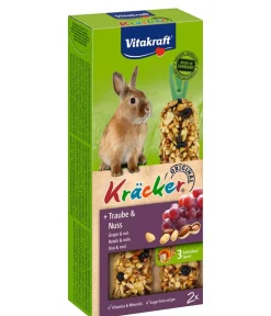 Vitakraft® Nagersnacks > Nagersnack Kräcker® Original Mix + Citrus/Gemüse/Honig für Meerschweinchen, 3er Pack