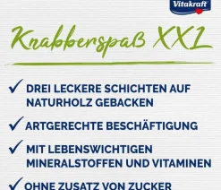 Vitakraft® Nagersnack Kräcker® Original Frucht + Gemüse für Zwergkaninchen, 2er Pack Online