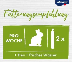 Vitakraft® Nagersnacks - Nagersnack Kräcker® Original Wald- + Holunderbeere für Zwergkaninchen, 2er Pack