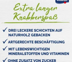 Vitakraft® Nagersnack Kräcker® Original Honig + Dinkel für Zwergkaninchen, 2er Pack New