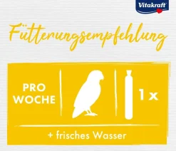 Vitakraft® Vogelsnack Kräcker® Original Honig + Sesam für kleine Papageien, 2er Pack Best