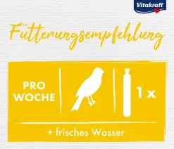 Vitakraft® Vogelfutter & Snacks - Vogelsnack Kräcker® Original Color Boost, 2er Pack