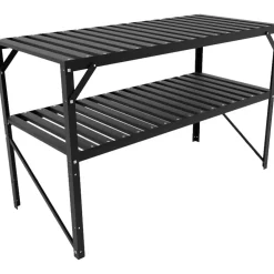 Vitavia Gewächshaus Zubehör > Alu-Tisch, 2 Ablagen