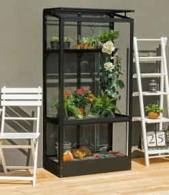 Vitavia Gewächshäuser > Balkongewächshaus Vila 350, ca. B81/H166/T43 cm