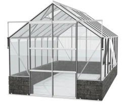 Vitavia Gewächshäuser > Gewächshaus Cassiopeia 11500 ESG/HKP, inkl. Sockelmauer Basalt