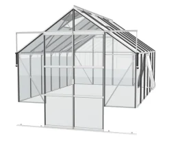 Vitavia Gewächshäuser > Gewächshaus Cassiopeia 9900 ESG, ca. B257/H249/T385 cm