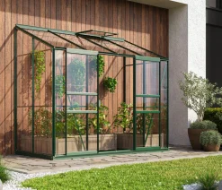Vitavia Gewächshäuser > Gewächshaus Iris 3300 ESG, ca. B255/H222/T132 cm