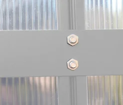 Vitavia Gewächshaus Iris 5200 ESG/HKP, ca. B262/H221/T201 cm Silber Outlet