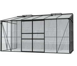 Vitavia Gewächshäuser > Gewächshaus Iris 7800 ESG/HKP, ca. B387/H221/T201 cm
