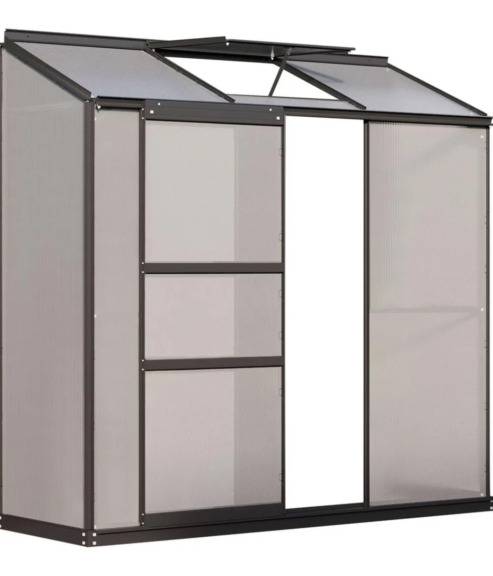 Vitavia Gewächshäuser > Gewächshaus Iris 1300 HKP, ca. B193/H182/T69 cm