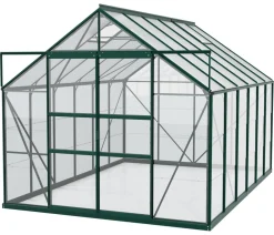 Vitavia Gewächshäuser > Gewächshaus Neptun Plus 9900 ESG/HKP, inkl. Stahlfundamentrahmen, ca. B257/H238/T383 cm