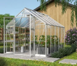 Vitavia Gewächshäuser > Gewächshaus Orbit 8300, ESG/HKP, inkl. Stahlfundamentrahmen