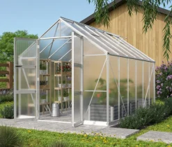 Vitavia Gewächshaus Orbit 9900, HKP, inkl. Stahlfundamentrahmen Silber Clearance