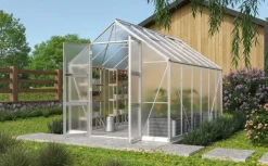 Vitavia Gewächshäuser - Gewächshaus Orbit 9900, HKP, inkl. Stahlfundamentrahmen Schwarz