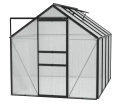 Vitavia Gewächshäuser - Gewächshaus Pollux 5000 HKP, ca. B195/H197/T257 cm Schwarz