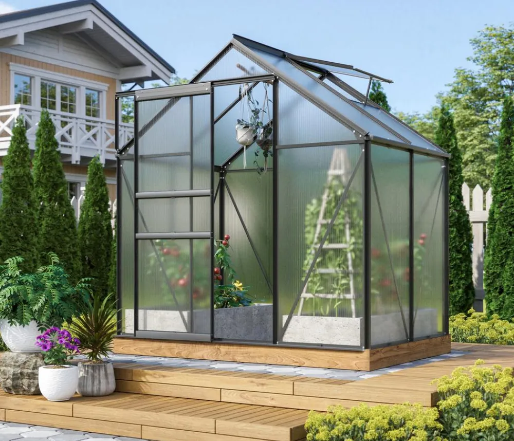 Vitavia Gewächshäuser > Gewächshaus Pollux 2500 HKP, ca. B195/H197/T131 cm