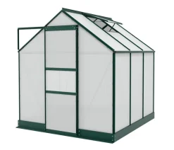 Vitavia Gewächshäuser > Gewächshaus Pontos 3800 HKP 4 mm, inkl. Stahlfundamentrahmen, ca. B195/H199/T207 cm