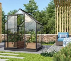 Vitavia Gewächshaus Primus 3800, ESG Schwarz Hot