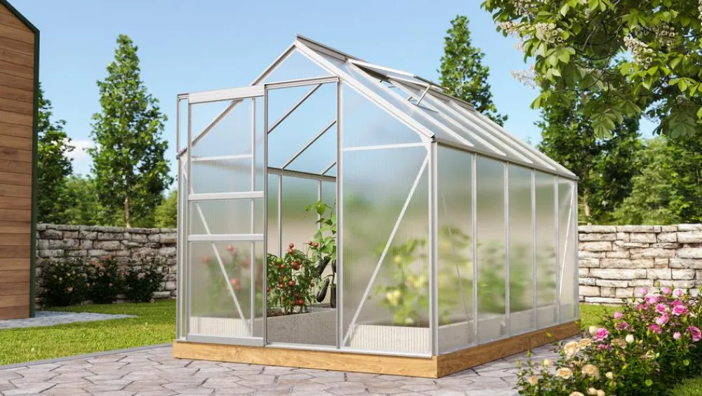 Vitavia Gewächshäuser - Gewächshaus Primus 6200, HKP Silber