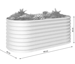 Vitavia Hochbeete & Frühbeete - Hochbeet Faunus 2 Silber