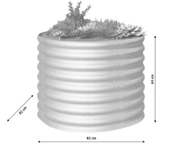 Vitavia Hochbeete & Frühbeete - Hochbeet Faunus 1 Silber