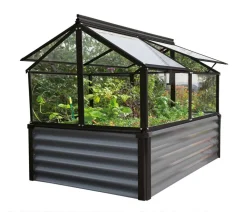 Vitavia Hochfrühbeet Kopenhagen, ca. B122/H135/T83 cm Dunkelgrau Discount