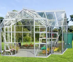 Vitavia Gewächshäuser > Orangerie Minerva ESG, inkl. Stahlfundamentrahmen, ca. B383/H254/T383 cm