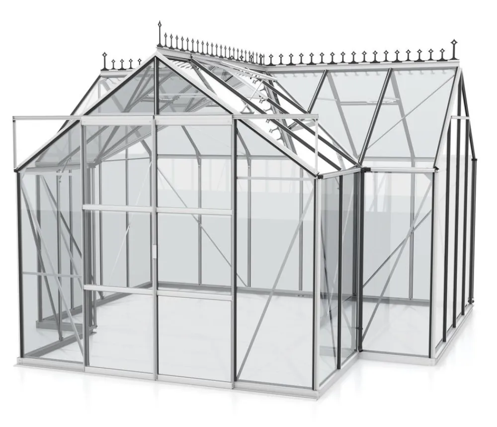 Vitavia Gewächshäuser > Orangerie Minerva ESG, inkl. Stahlfundamentrahmen, ca. B383/H254/T383 cm