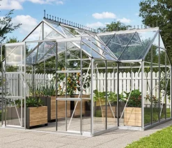 Vitavia Gewächshäuser > Orangerie Minerva ESG, inkl. Stahlfundamentrahmen, ca. B383/H254/T383 cm